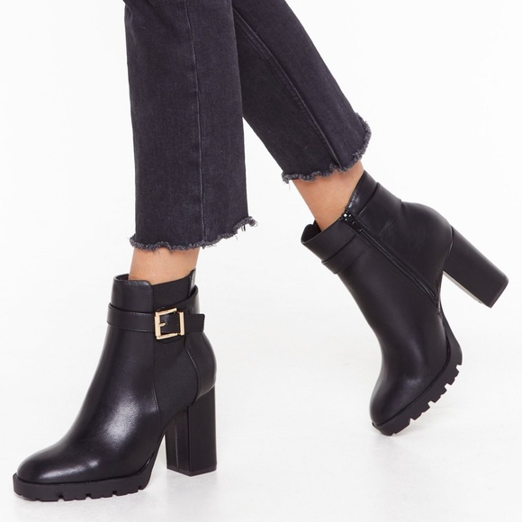 Nasty Gal Shoes - Nasty Gal Get My Good Side Heeled Boots